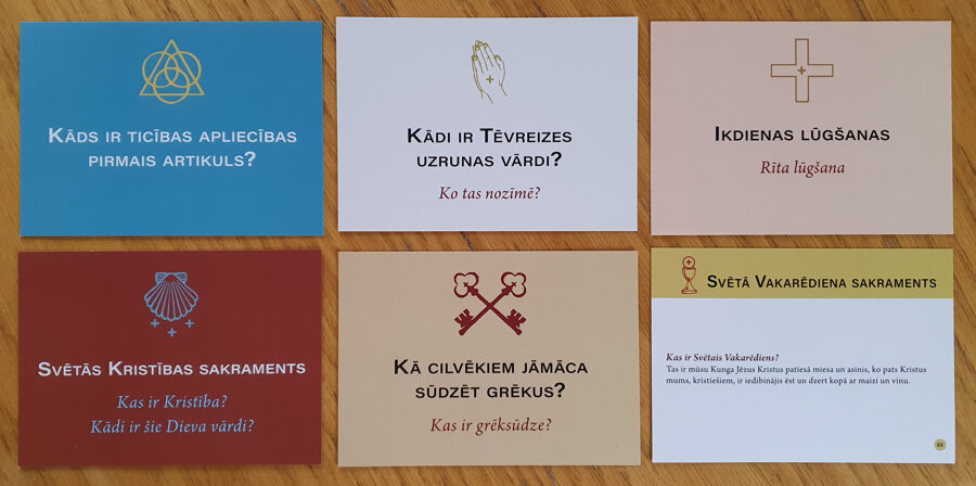 Mazā Katehisma atmiņu kartiņas / M. Luters
